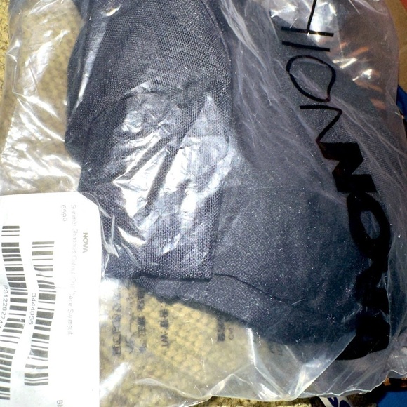 NWT fashion nova summer shadows cutout black one piece swimsuit XL beach - Picture 2 of 3